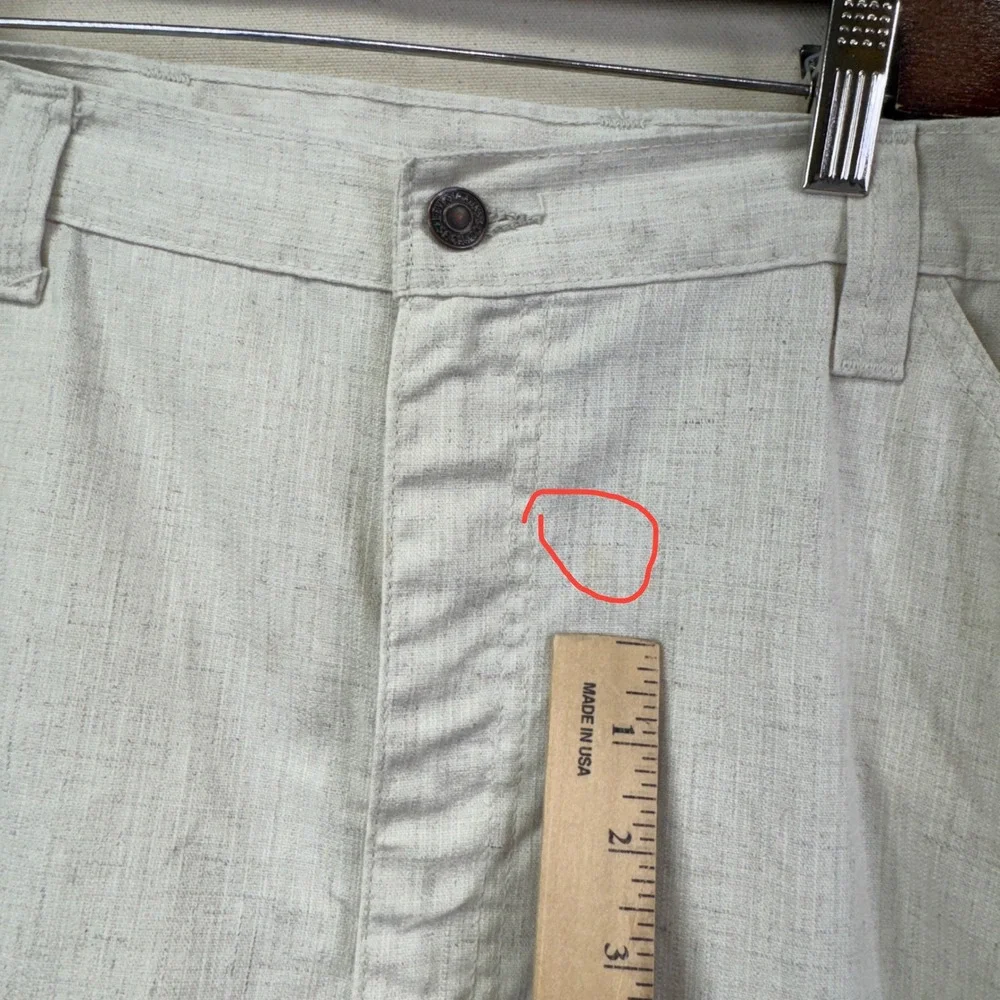 Levis Gentleman's Jeans 546 Mens 40X29 Beige Vintage 1980s Workwear Slacks